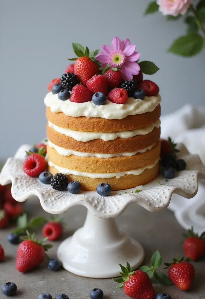 30 Tea Party Brunch Ideas That Guests Will Never Forget 15. Delightful Tea infused Cakes