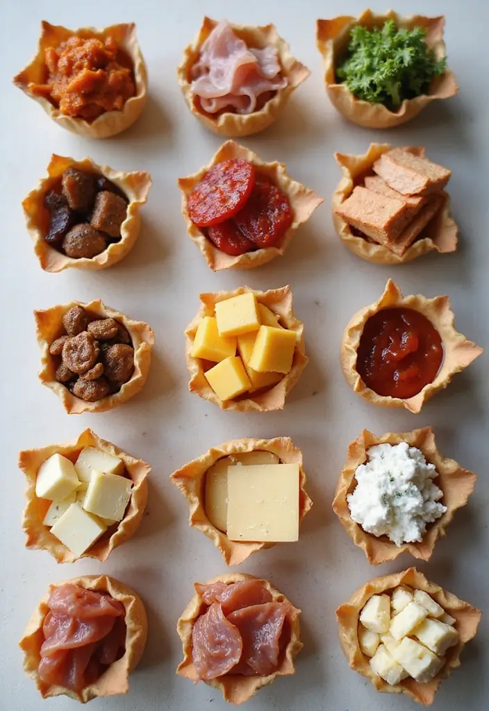 30 Tea Party Brunch Ideas That Guests Will Never Forget 23. Beautifully Crafted Charcuterie Cups