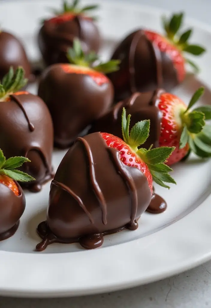 30 Tea Party Brunch Ideas That Guests Will Never Forget 9. Decadent Chocolate Covered Strawberries