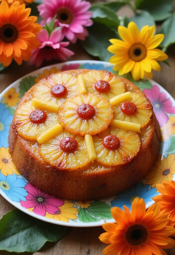 30 Tea Party Cakes That Are Beautiful and Delicious 11 30 Tea Party Cakes That Are Beautiful and Delicious - 11. Pineapple Upside-Down Cake