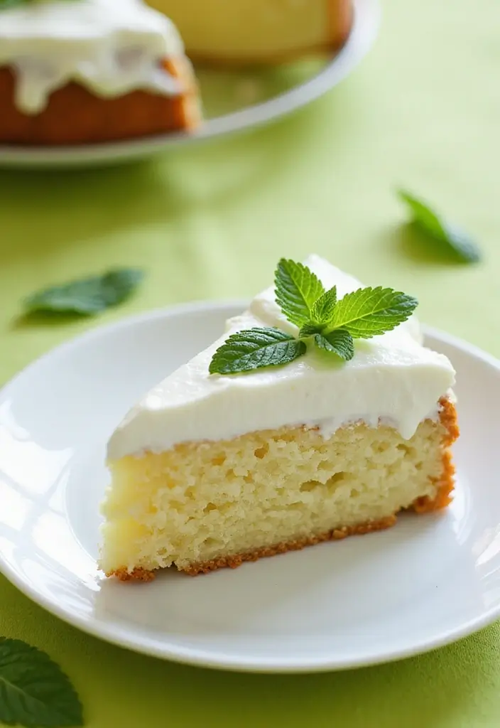 30 Tea Party Cakes That Are Beautiful and Delicious 13 30 Tea Party Cakes That Are Beautiful and Delicious - 13. Minted Lime Cake