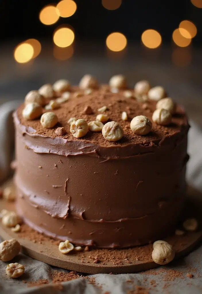 30 Tea Party Cakes That Are Beautiful and Delicious 19 30 Tea Party Cakes That Are Beautiful and Delicious - 19. Hazelnut Chocolate Cake