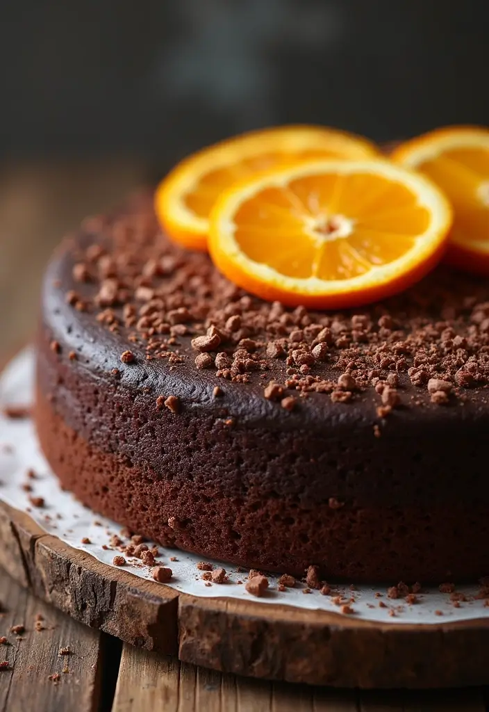 30 Tea Party Cakes That Are Beautiful and Delicious 2 30 Tea Party Cakes That Are Beautiful and Delicious - 2. Chocolate Orange Flourless Cake