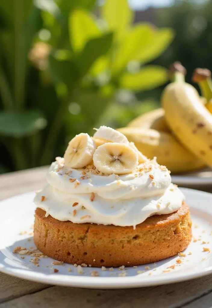 30 Tea Party Cakes That Are Beautiful and Delicious 20 30 Tea Party Cakes That Are Beautiful and Delicious - 20. Coconut Bananacake