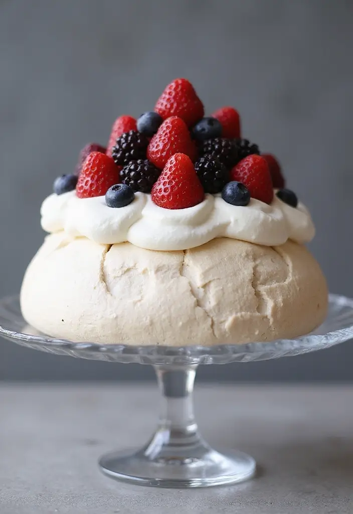 30 Tea Party Food Ideas That Look Pretty and Tasty 10 30 Tea Party Food Ideas That Look Pretty and Tasty - 10. Berry Pavlova