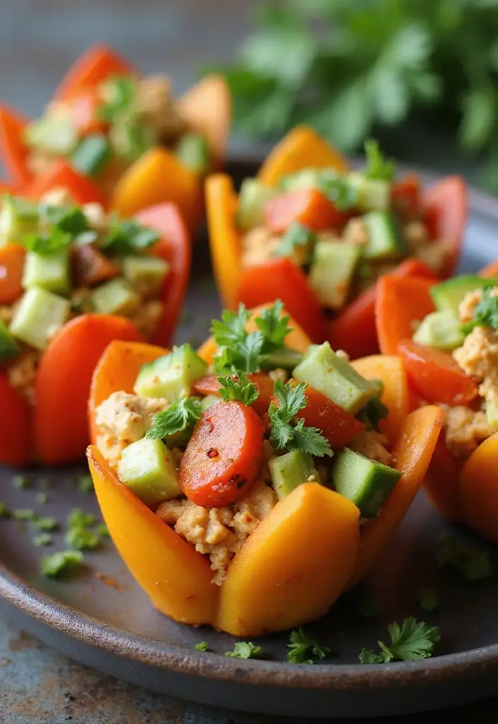 30 Tea Party Food Ideas That Look Pretty and Tasty 11 30 Tea Party Food Ideas That Look Pretty and Tasty - 11. Spicy Hummus and Veggie Cups