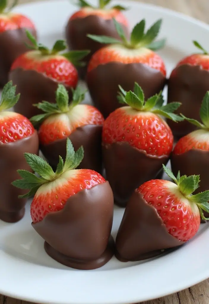 30 Tea Party Food Ideas That Look Pretty and Tasty 14 30 Tea Party Food Ideas That Look Pretty and Tasty - 14. Chocolate Dipped Strawberries