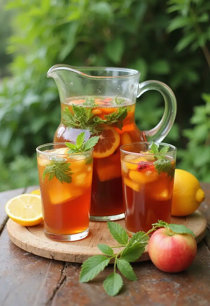 30 Tea Party Food Ideas That Look Pretty and Tasty 15 30 Tea Party Food Ideas That Look Pretty and Tasty - 15. Refreshing Iced Tea