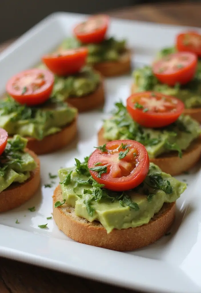 30 Tea Party Food Ideas That Look Pretty and Tasty 24 30 Tea Party Food Ideas That Look Pretty and Tasty - 24. Avocado Toast Bites