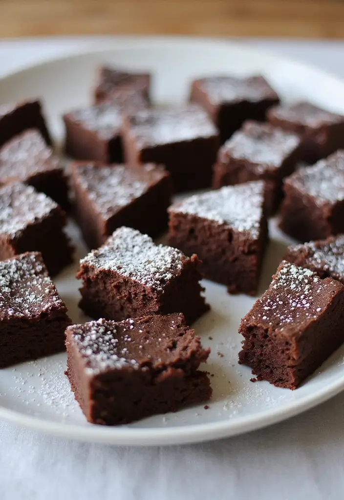 30 Tea Party Food Ideas That Look Pretty and Tasty 25 30 Tea Party Food Ideas That Look Pretty and Tasty - 25. Vegan Chocolate Cake Slices