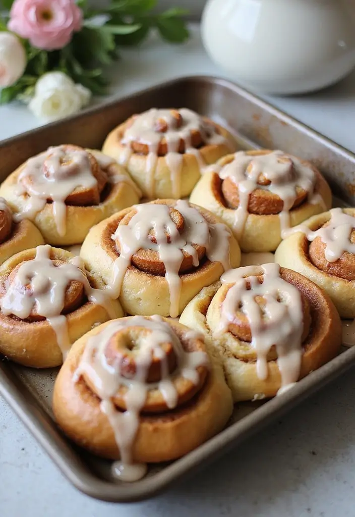 30 Tea Party Food Ideas That Look Pretty and Tasty 26 30 Tea Party Food Ideas That Look Pretty and Tasty - 26. Sweet Cinnamon Rolls