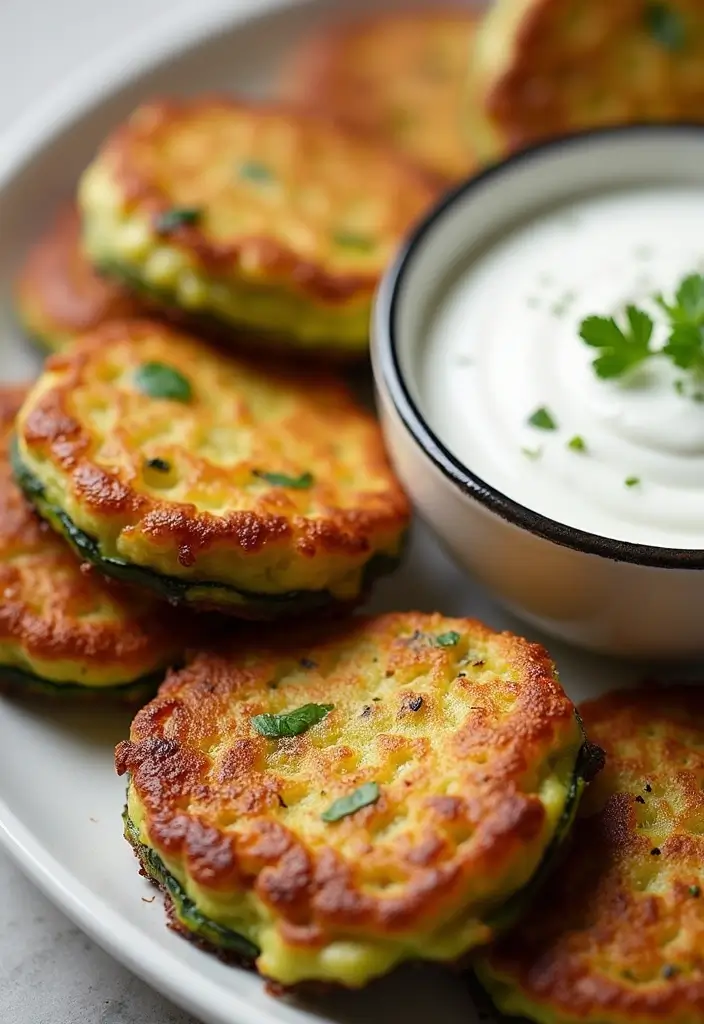 30 Tea Party Food Ideas That Look Pretty and Tasty 28 30 Tea Party Food Ideas That Look Pretty and Tasty - 28. Zucchini Fritters