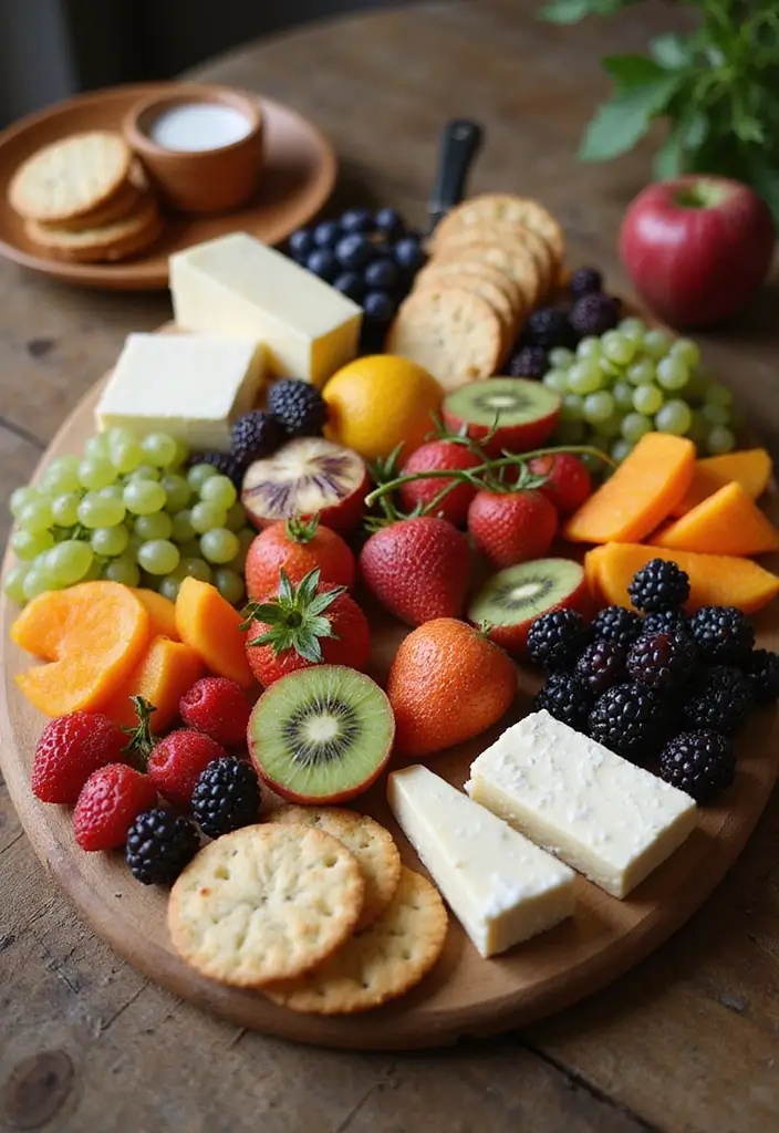 30 Tea Party Food Ideas That Look Pretty and Tasty 9 30 Tea Party Food Ideas That Look Pretty and Tasty - 9. Vegan Cheese Platter