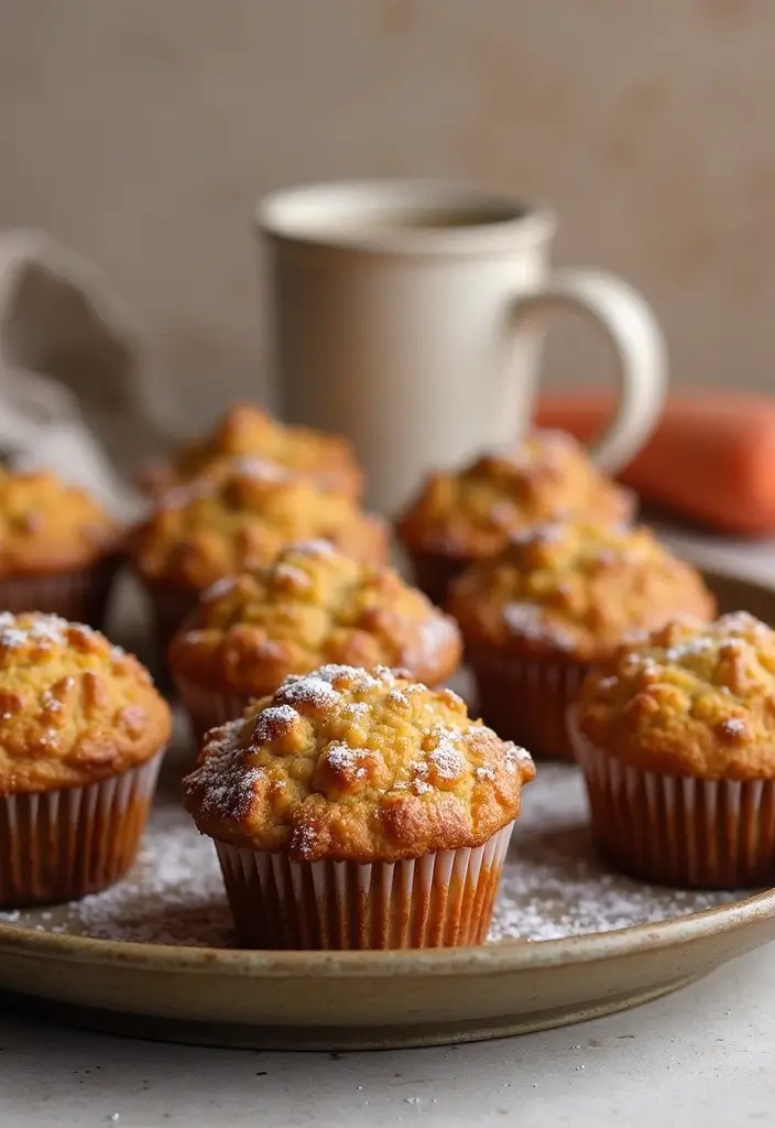 30 Tea Party Foods That Will Wow Every Guest 3 30 Tea Party Foods That Will Wow Every Guest - 3. Carrot and Walnut Mini Muffins