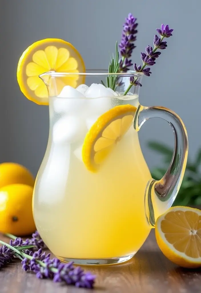 30 Tea Party Foods That Will Wow Every Guest 30 30 Tea Party Foods That Will Wow Every Guest - 30. Lavender Lemonade