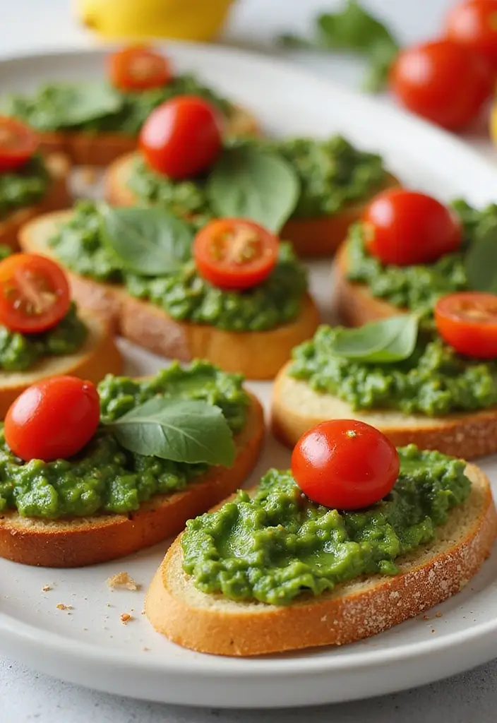 30 Tea Party Foods That Will Wow Every Guest 7 30 Tea Party Foods That Will Wow Every Guest - 7. Lemon Basil Pesto Crostini