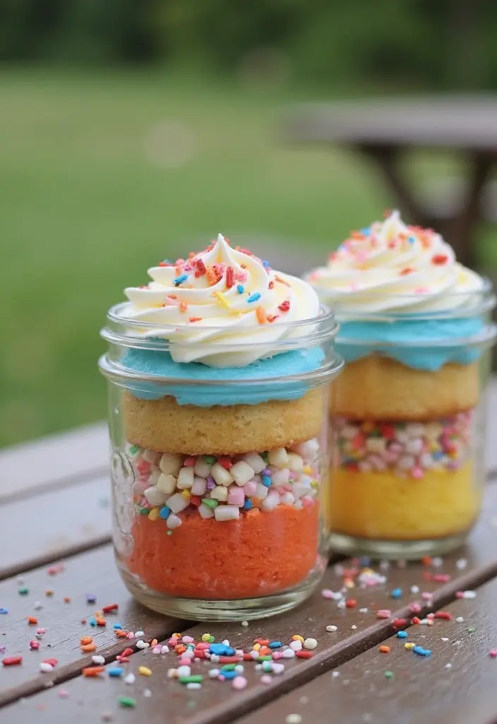 30 Tea Party Sweets That Are Adorable and Tasty 13 30 Tea Party Sweets That Are Adorable and Tasty - 13. Cupcake In A Jar