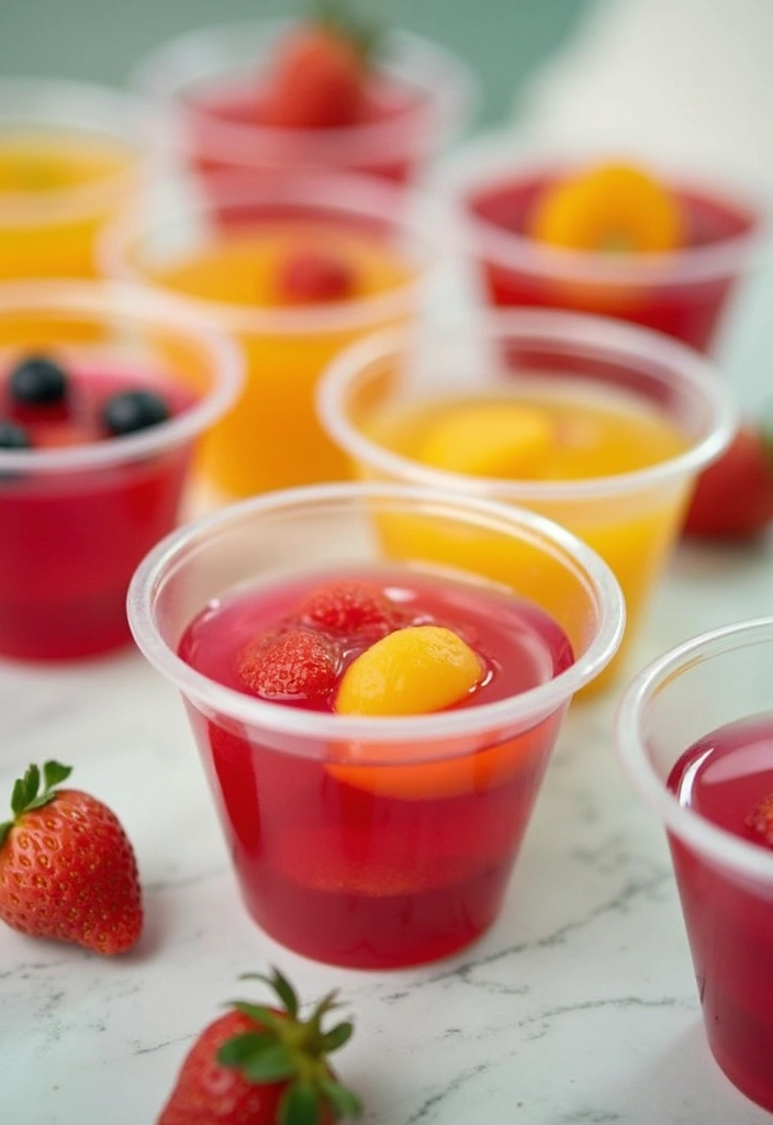 30 Tea Party Sweets That Are Adorable and Tasty 15 30 Tea Party Sweets That Are Adorable and Tasty - 15. Jello Cups