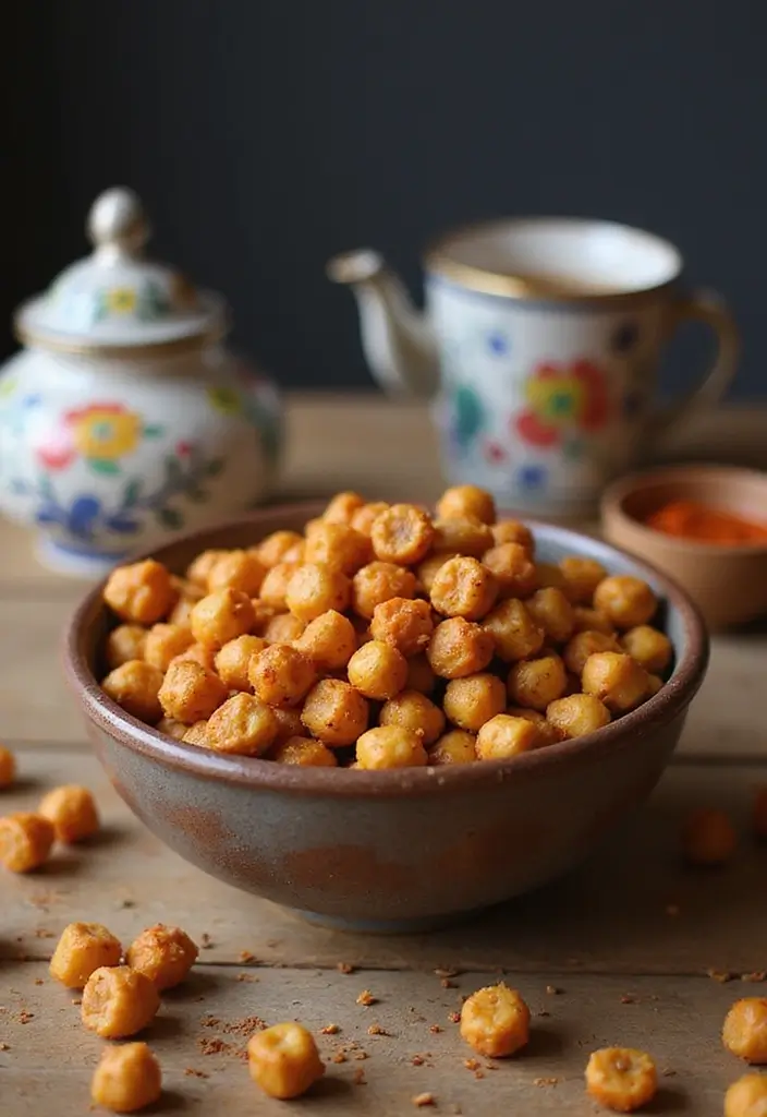 30 Tea Time Snacks That Pair Perfectly with a Cup of Tea 11 30 Tea Time Snacks That Pair Perfectly with a Cup of Tea - 11. Roasted Chickpeas