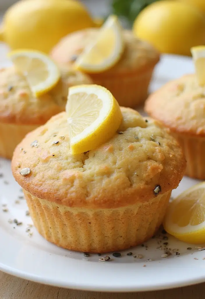 30 Tea Time Snacks That Pair Perfectly with a Cup of Tea 21 30 Tea Time Snacks That Pair Perfectly with a Cup of Tea - 21. Lemon Poppy Seed Muffins