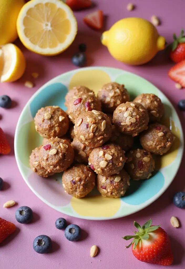 30 Tea Time Snacks That Pair Perfectly with a Cup of Tea 5 30 Tea Time Snacks That Pair Perfectly with a Cup of Tea - 5. Fruit and Nut Energy Bites