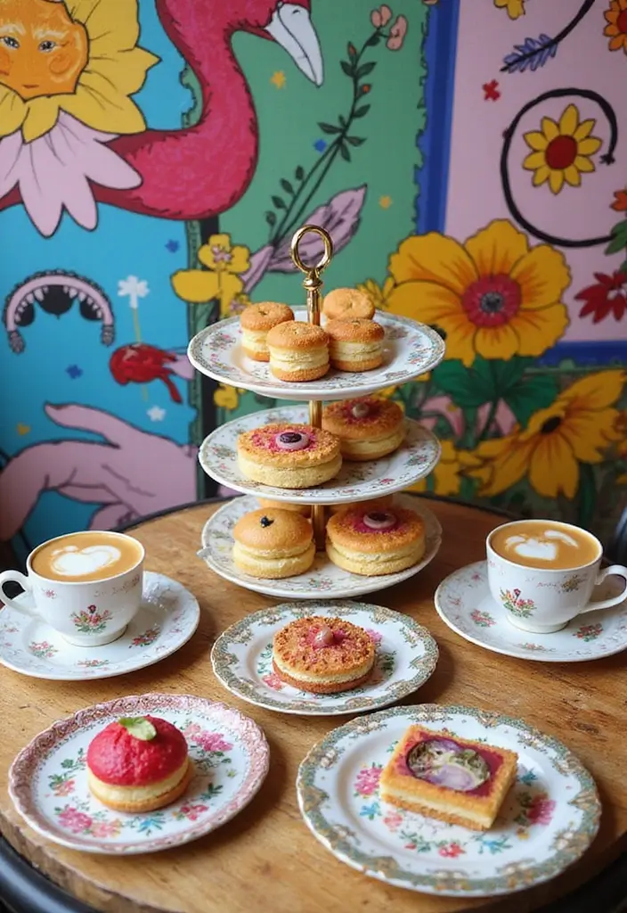 30 Vegan and Plant-Based Afternoon Tea Spots and Inspirations in London 2 30 Vegan and Plant-Based Afternoon Tea Spots and Inspirations in London - 2. Sketch - Artistic Vegan Indulgence