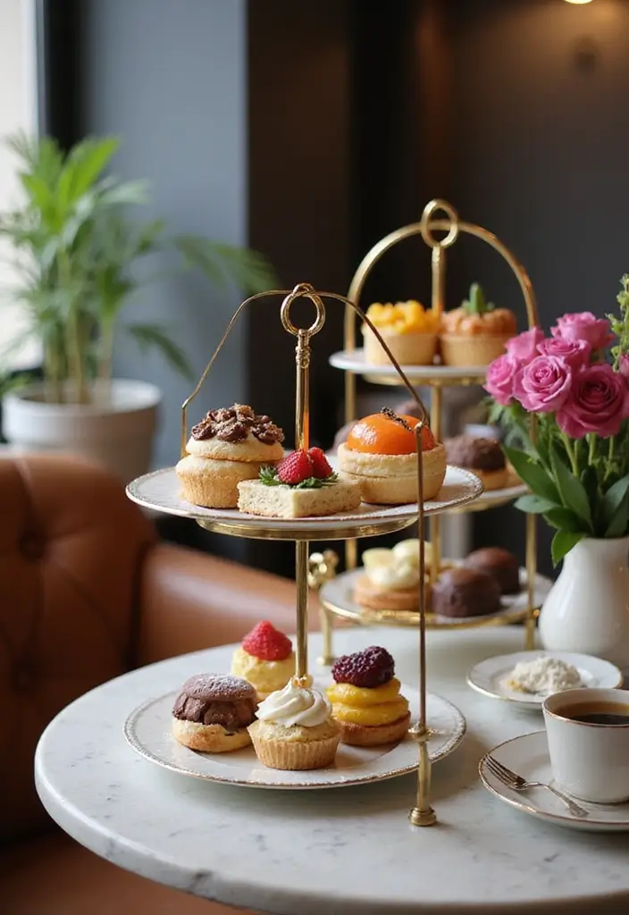 30 Vegan and Plant-Based Afternoon Tea Spots and Inspirations in London 21 30 Vegan and Plant-Based Afternoon Tea Spots and Inspirations in London - 21. The Mandeville - Perfectly Crafted Vegan Tea