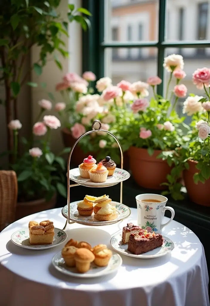 30 Vegan and Plant-Based Afternoon Tea Spots and Inspirations in London 8 30 Vegan and Plant-Based Afternoon Tea Spots and Inspirations in London - 8. Dalloway Terrace - Charming Vegan Hideaway