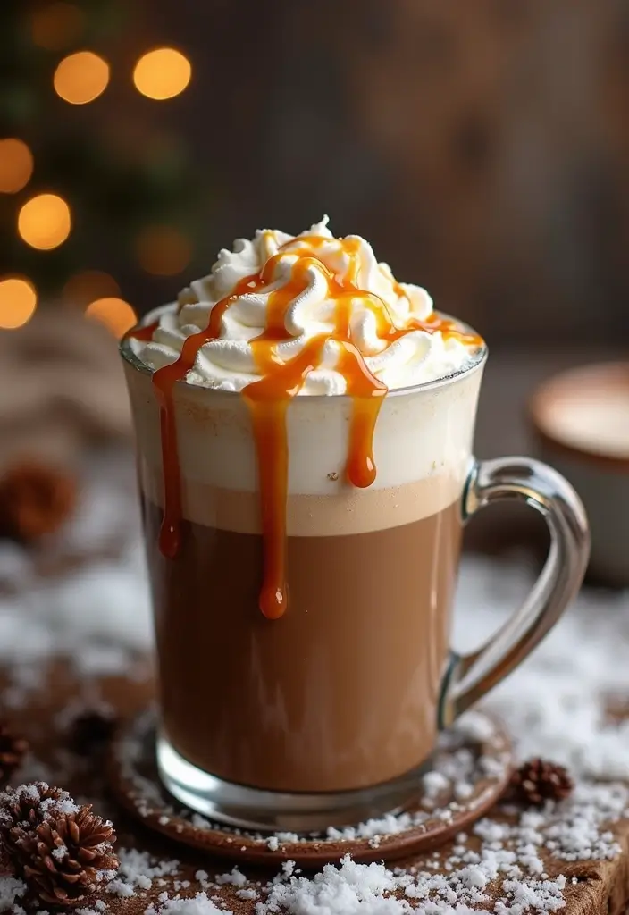 30 Winter Coffee Drinks That Keep You Warm and Cozy 25 30 Winter Coffee Drinks That Keep You Warm and Cozy - 25. Salted Caramel Hot Chocolate Coffee