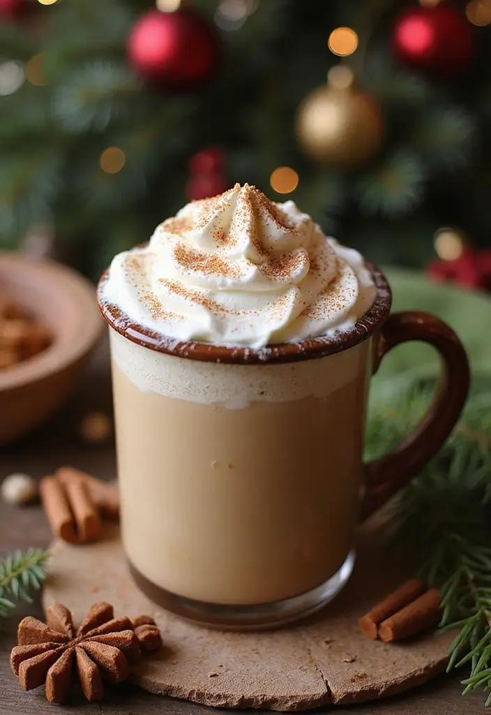 30 Winter Coffee Drinks That Keep You Warm and Cozy 9 30 Winter Coffee Drinks That Keep You Warm and Cozy - 9. Chai Eggnog Latte