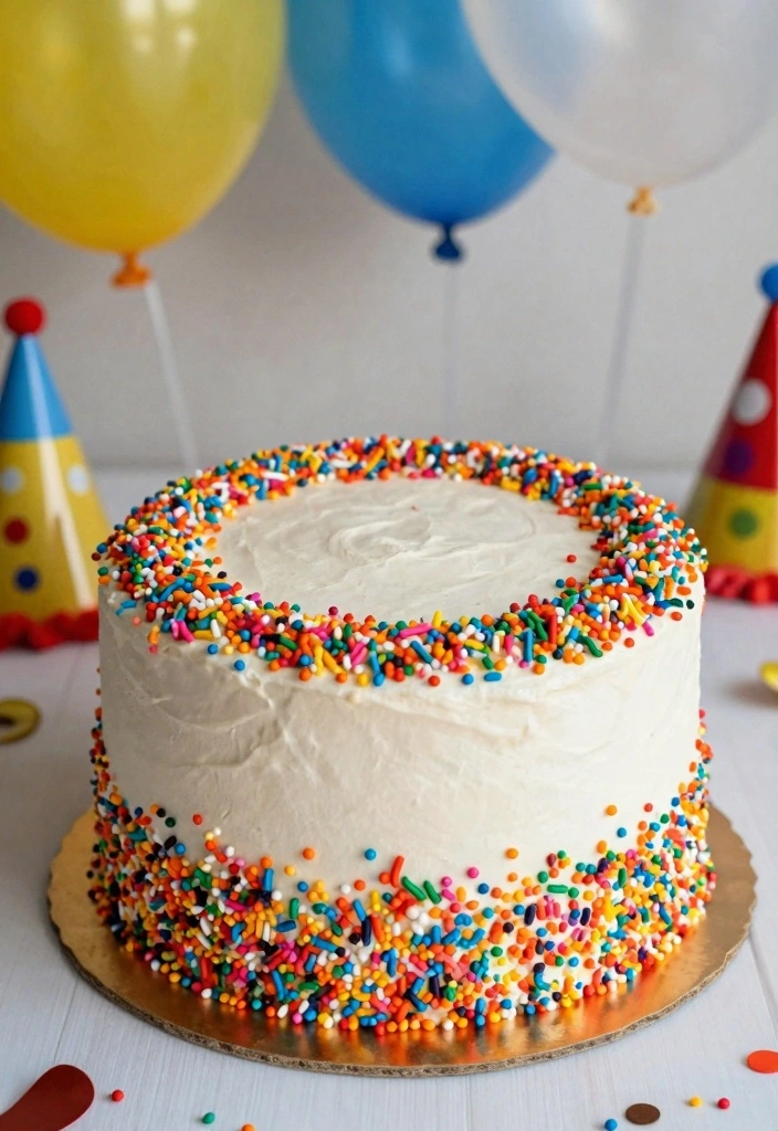 10 9x13 Cake Recipes for Simple Crowd Friendly Desserts - 4. Funfetti Sheet Cake