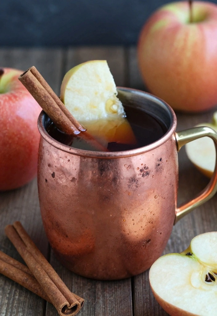 10 Apple Cocktail Recipes for Crisp Seasonal Flavor - 2. Spiced Apple Cider Mule