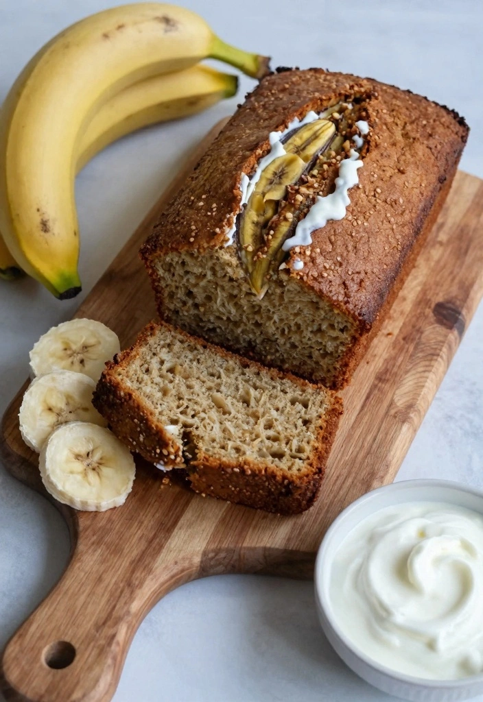 10 Baking Recipes With Greek Yogurt for Moist Tender Results - 2. Moist Greek Yogurt Banana Bread