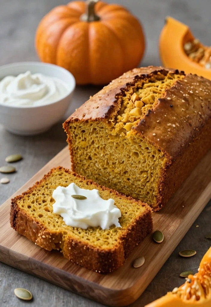 10 Baking Recipes With Greek Yogurt for Moist Tender Results - 6. Greek Yogurt Pumpkin Bread