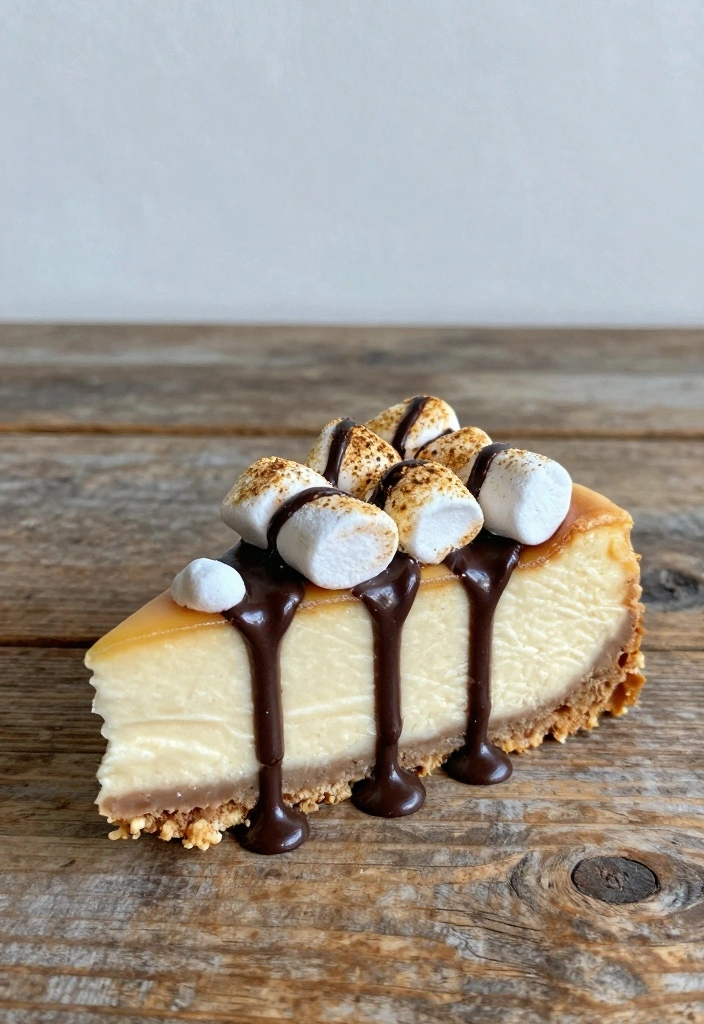10 Cookie Cheesecake Recipes for Rich Creamy Desserts - 10. S'mores Cookie Cheesecake