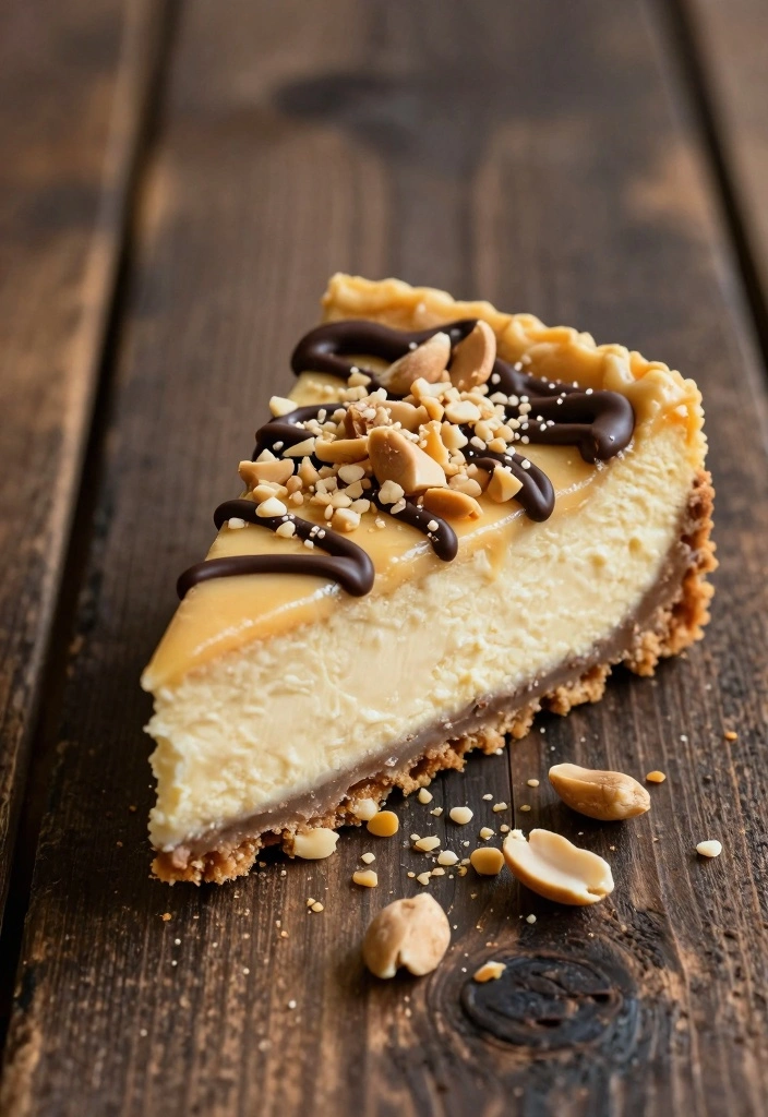 10 Cookie Cheesecake Recipes for Rich Creamy Desserts - 4. Peanut Butter Cookie Cheesecake