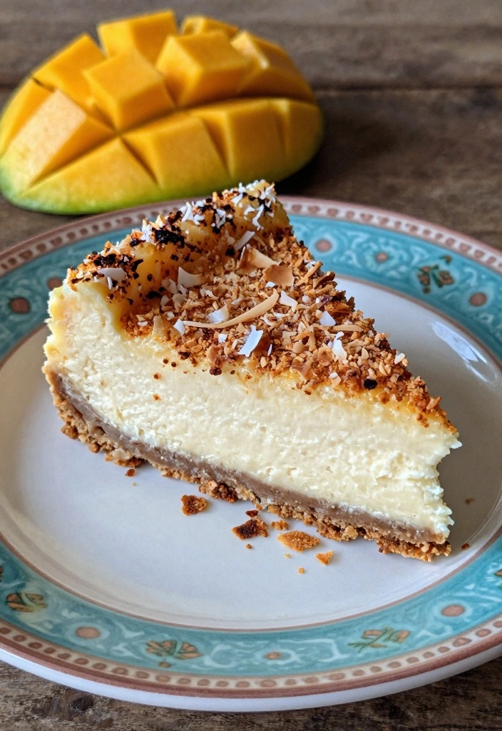 10 Cookie Cheesecake Recipes for Rich Creamy Desserts - 9. Coconut Macaroon Cookie Cheesecake