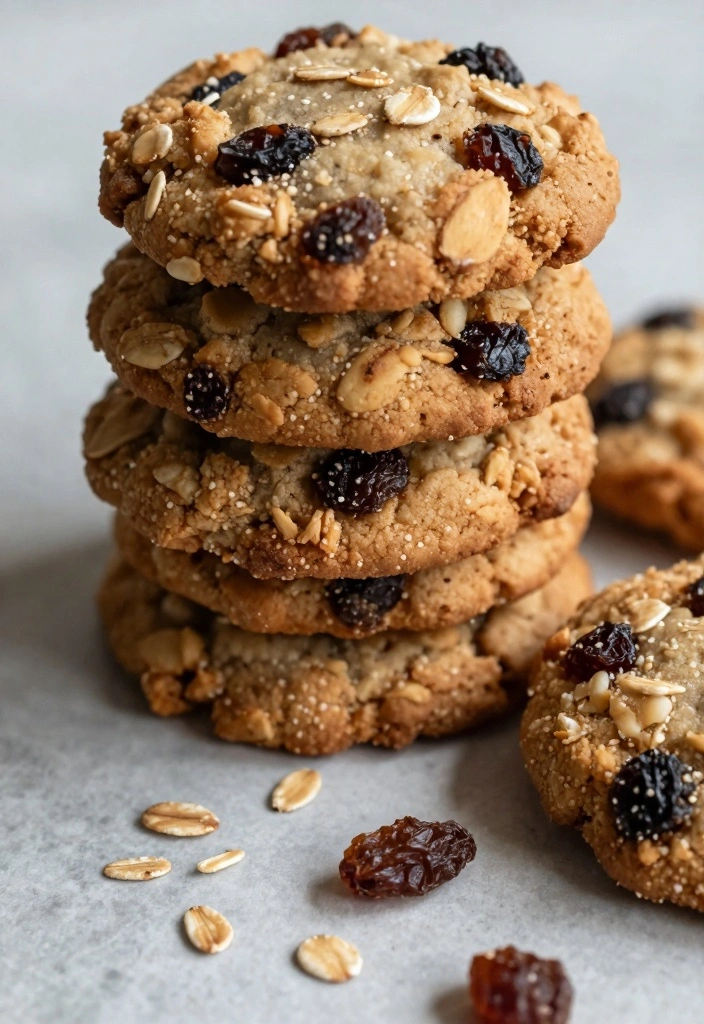 10 Cookie Recipes With Almond Flour for Light Nutty Treats - 4. Almond Flour Oatmeal Raisin Cookies