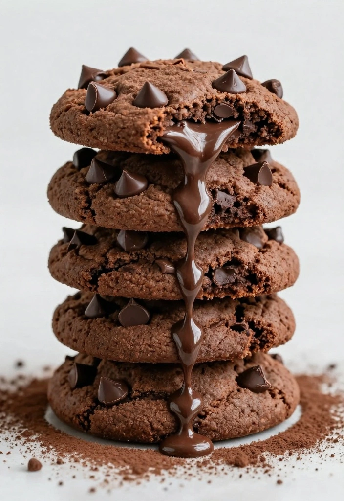 10 Cookie Recipes With Almond Flour for Light Nutty Treats - 6. Almond Flour Double Chocolate Cookies