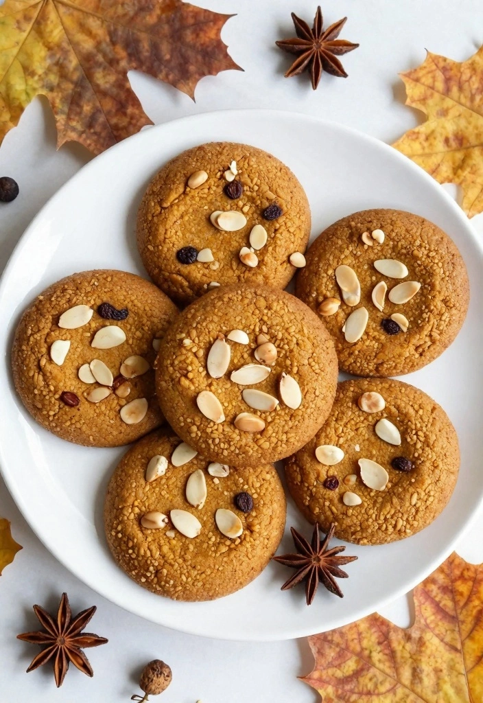 10 Cookie Recipes With Almond Flour for Light Nutty Treats - 9. Almond Flour Pumpkin Spice Cookies