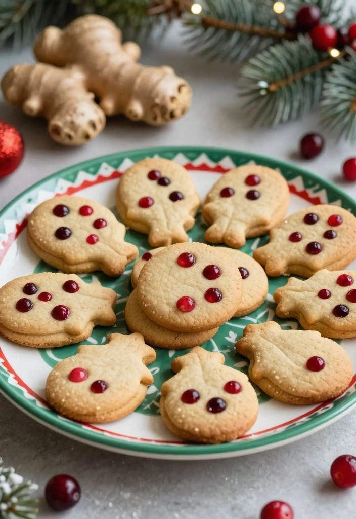 10 Cranberry Cookie Recipes for Bright Tart Flavor - 10. Cranberry Ginger Snap Cookies