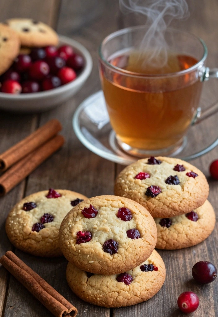 10 Cranberry Cookie Recipes for Bright Tart Flavor - 6. Spiced Cranberry Molasses Cookies
