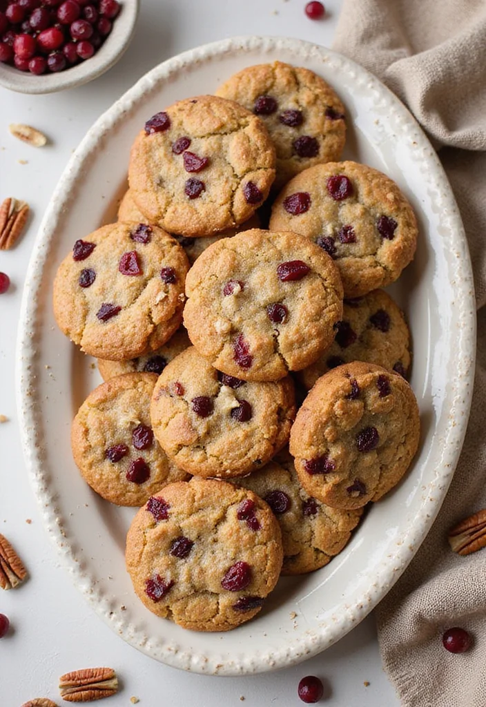 10 Cranberry Cookie Recipes for Bright Tart Flavor - 8. Cranberry Maple Pecan Cookies