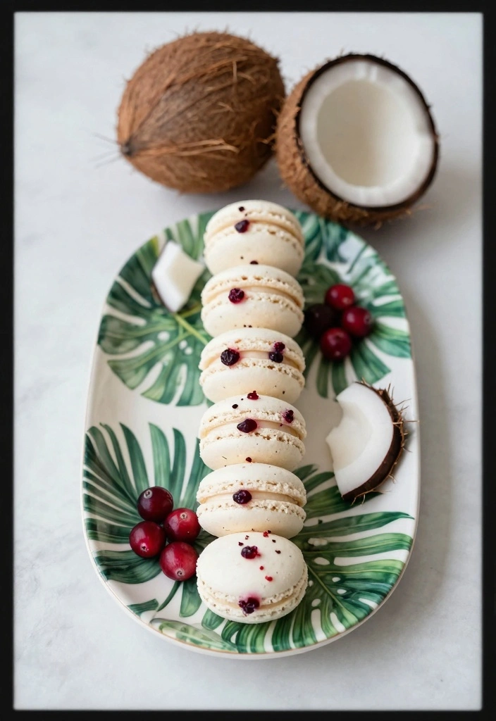 10 Cranberry Cookie Recipes for Bright Tart Flavor - 9. Cranberry Coconut Macaroons