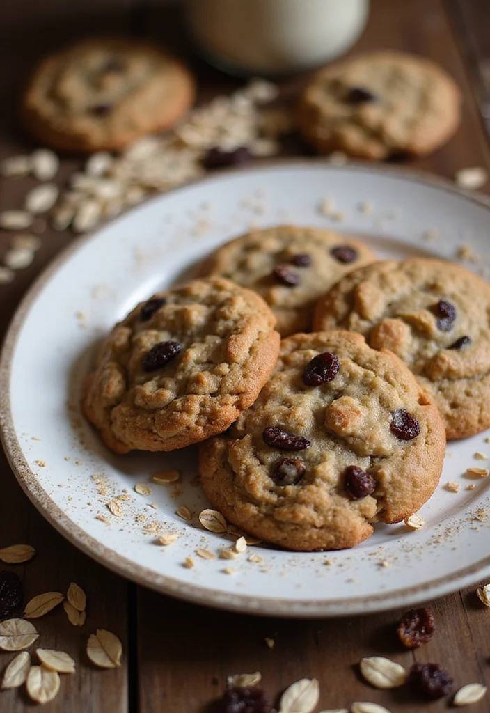 10 Dairy Free Cookie Recipes for Light Easy Baking - 3. Oatmeal Raisin Cookies