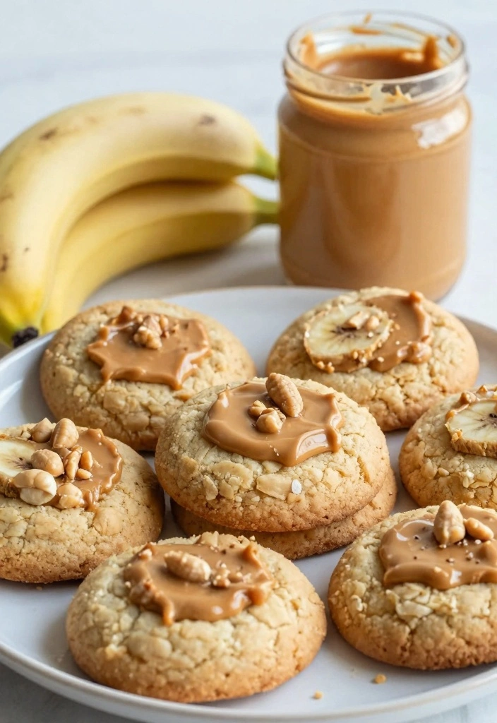 10 Dairy Free Cookie Recipes for Light Easy Baking - 4. Peanut Butter Banana Cookies
