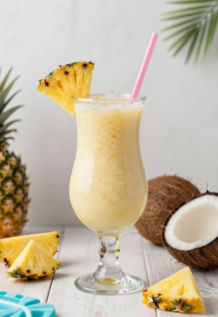10 Fun Cocktail Recipes for Creative Weekend Mixing - 9. Pina Colada Smoothie