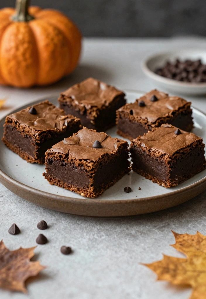 10 Gluten Free Pumpkin Baking Recipes for Cozy Fall Treats - 4. Healthy Pumpkin Brownies (Gluten-Free)