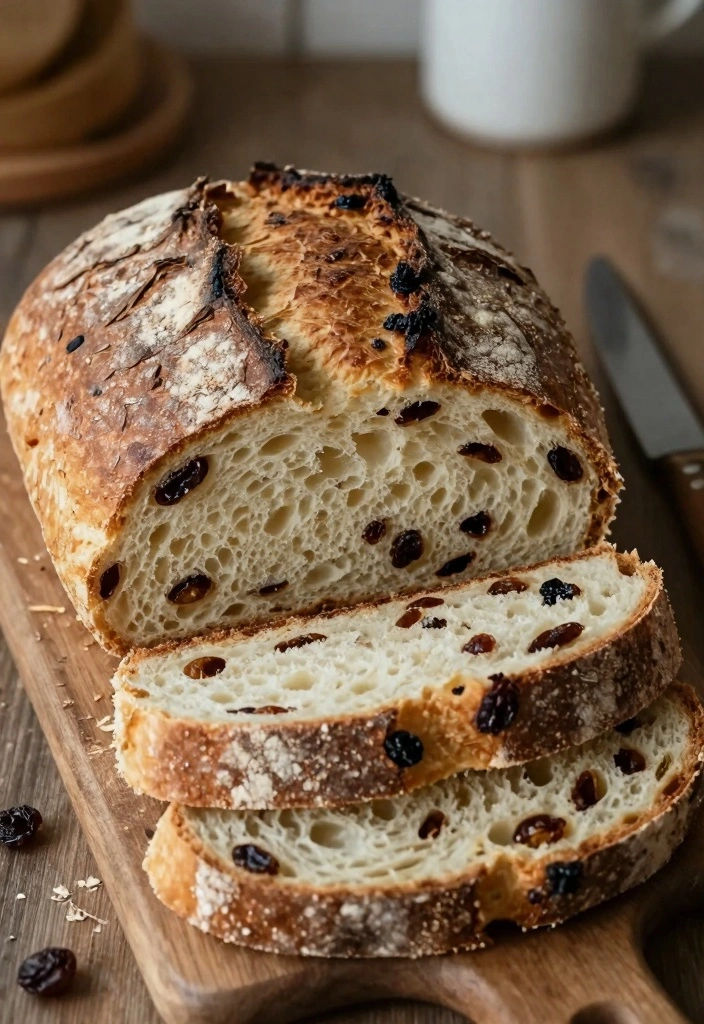 10 Irish Dessert Recipes for Cozy Traditional Treats 45 10 Irish Dessert Recipes for Cozy Traditional Treats - 5. Irish Soda Bread with Raisins