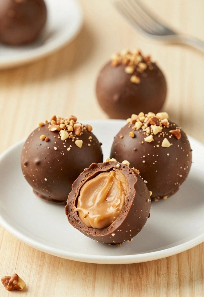 10 Low Carb Dessert Recipes for Light Sweet Cravings - 4. Peanut Butter Chocolate Fat Bombs